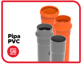 Pipa PVC SNI mulai dari diameter 20 mm – 630 mm